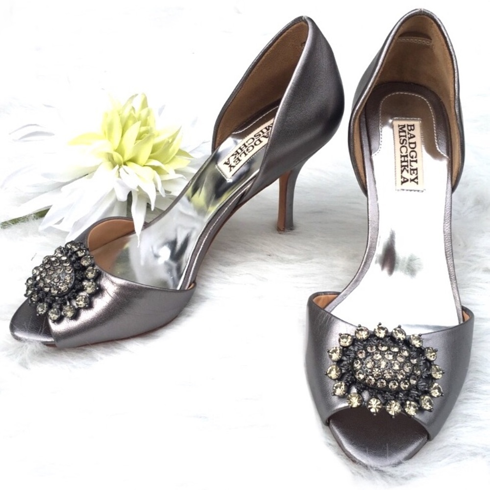 Badgley Mischka Lacie D’Orsay Rhinestone Heels